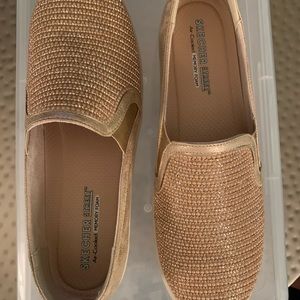 Rose gold slip ons. Size 11.